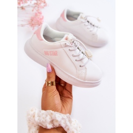 Sportskor för barn Big Star JJ374068 Vit och Rosa 1