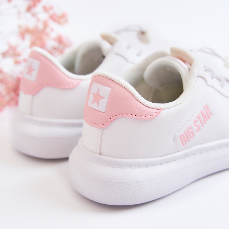 Sportskor för barn Big Star JJ374068 Vit och Rosa 2
