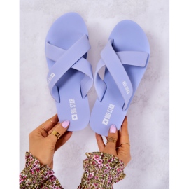 Damtofflor Big Star JJ274A521 Ljusblå 1