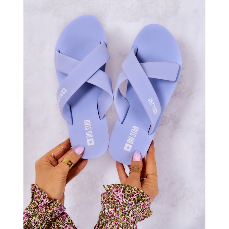 Damtofflor Big Star JJ274A521 Ljusblå 1