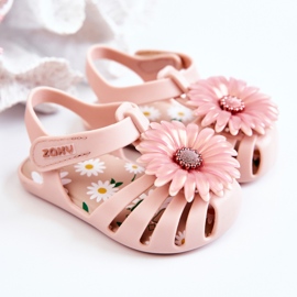 Barnsandaler med kardborre Doftande ZAXY JJ385032 Ljusrosa 2