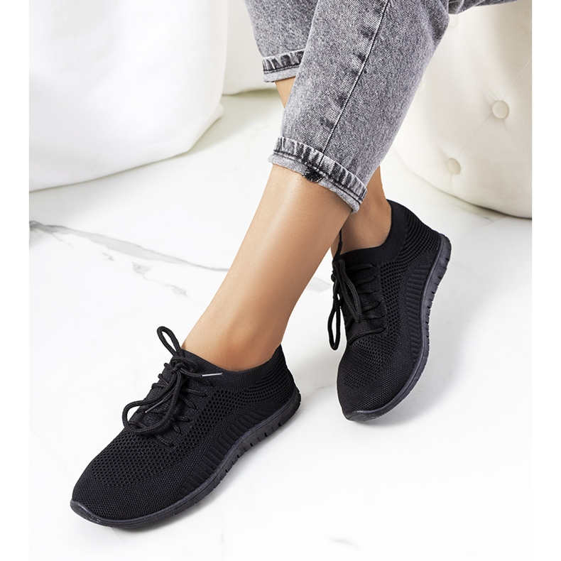 Svarta Bertens sneakers 1