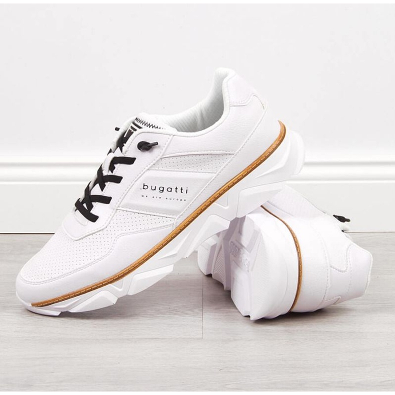 Fritidssportskor Bugatti M JJ153186 vita 2