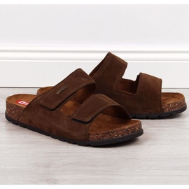 Kardborreläder Big Star M JJ176002 brun 1