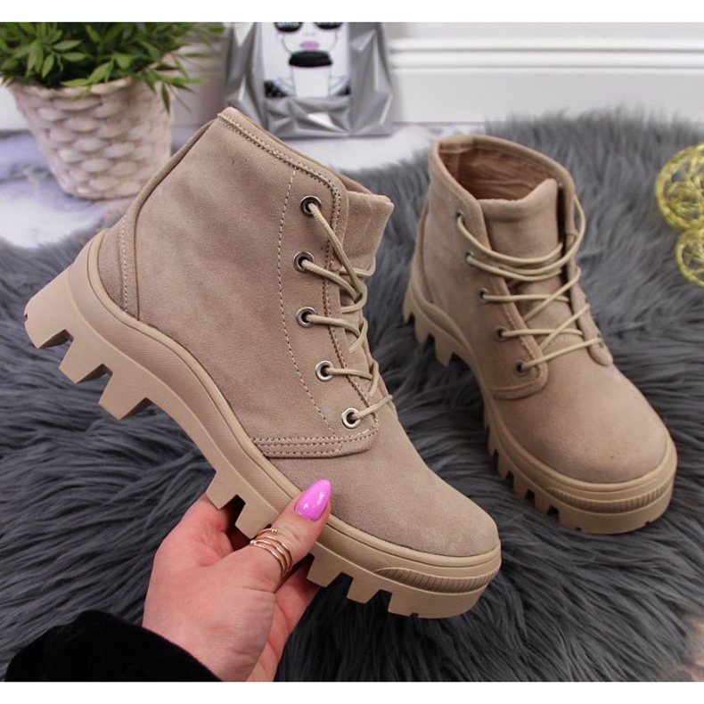 Läder Filippo W PAW325A beige sneakers 1