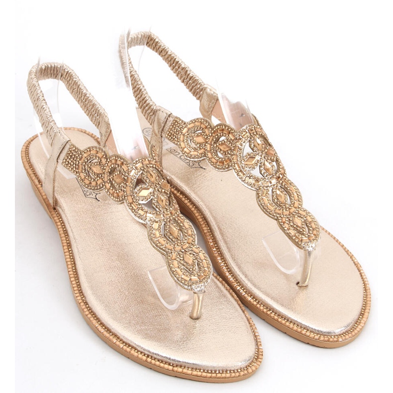 Saida Gold flipflops gyllene 2