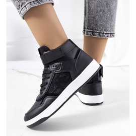 Svarta Jeanny ankel sneakers 2