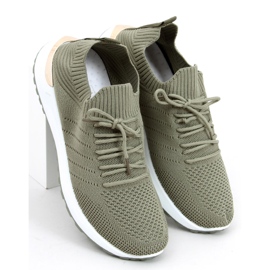 Bello Green sock sportskor grön 1