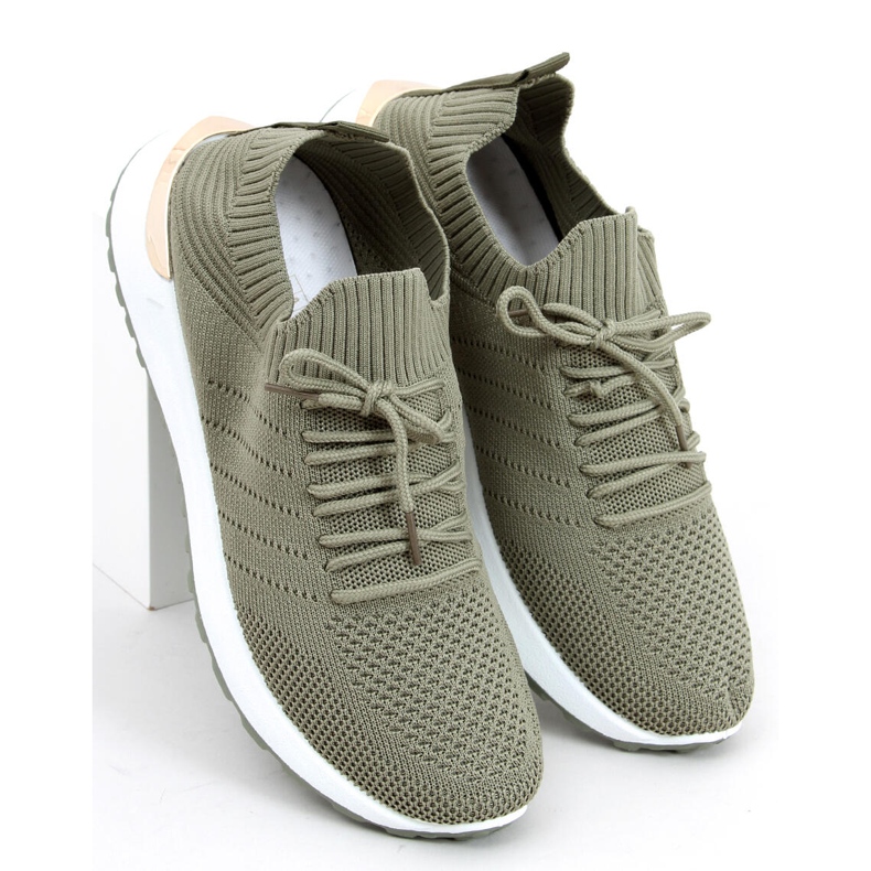 Bello Green sock sportskor grön 1