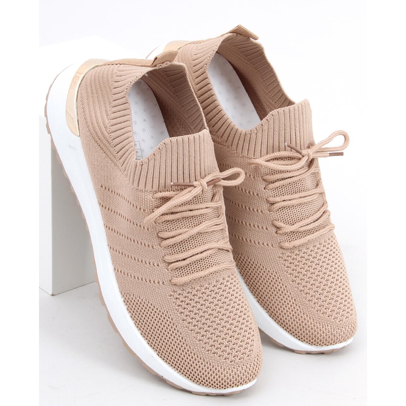 Bello Khaki strumpor beige 1