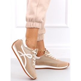 Coby Khaki tränare beige 2