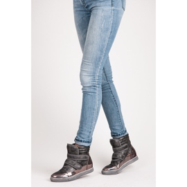 Show It Högblanka sneakers grå 1