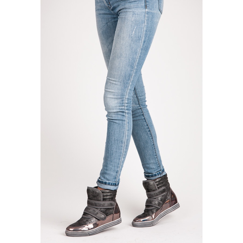 Show It Högblanka sneakers grå 1