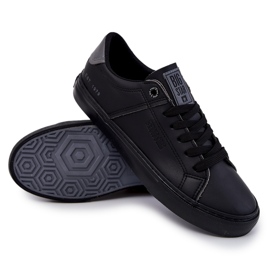 Läder Sneakers för män Big Star JJ174108 Svart 2