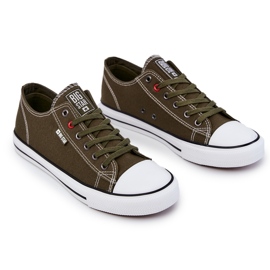 Låga sneakers för män Big Star JJ174383 Khaki kaki 2