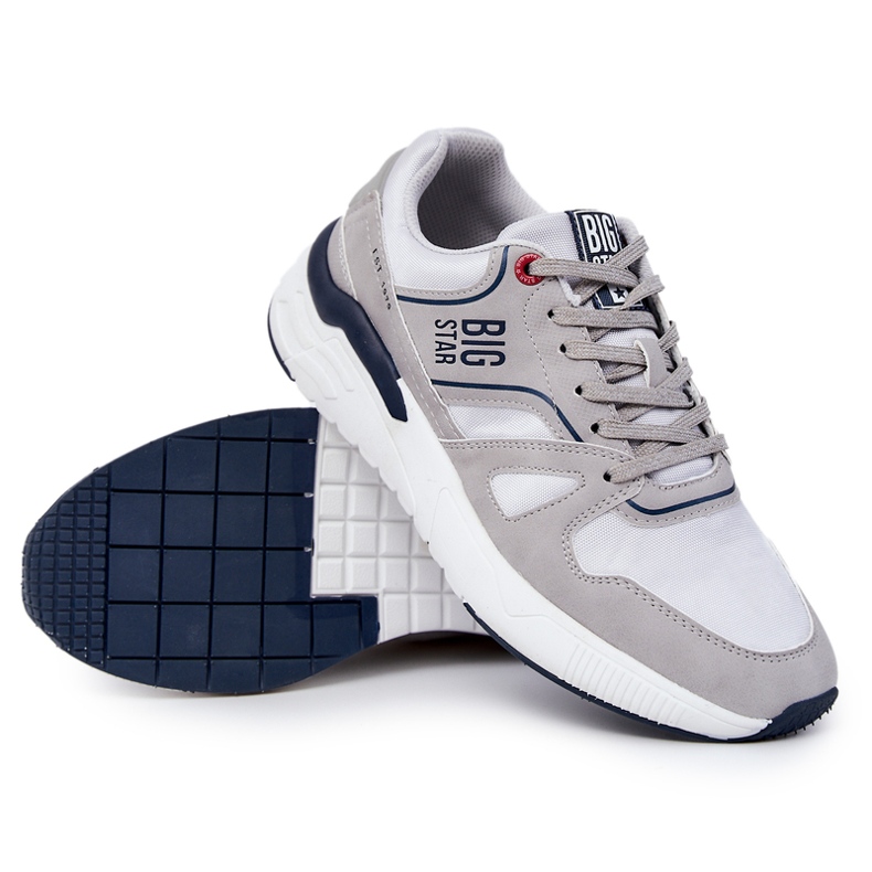 Sneakers för män Big Star JJ174276 Grå 1