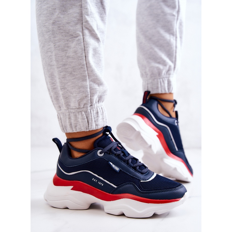 Damsportskor Big Star JJ274A117 Marinblå 2