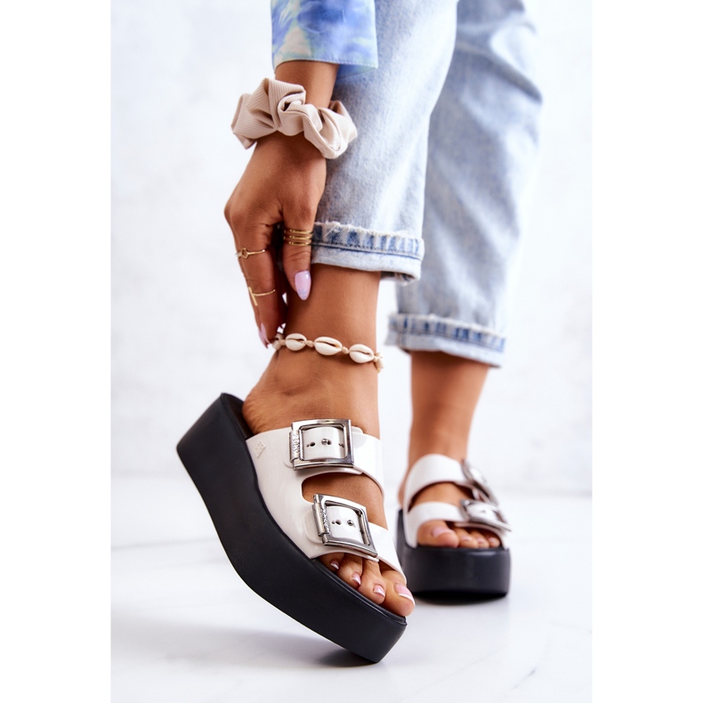 Doftande ZAXY HH285181 Vit-Svarta gummitofflor 1