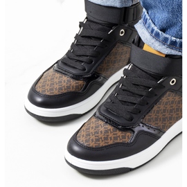 Svarta sneakers från Emmers brun 1