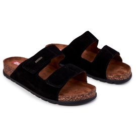 Herr Big Star JJ176001 Svarta kardborrflip-flops 1