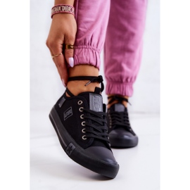 Klassiska låga sneakers Big Star JJ274257 Svart 1