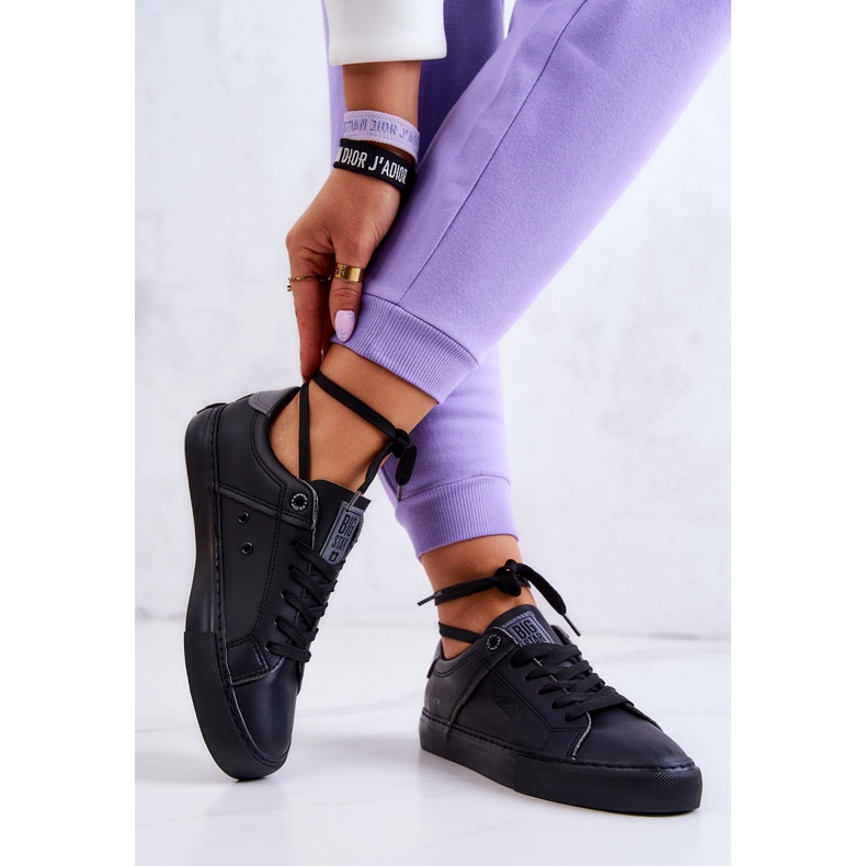 Läder Sneakers Big Star JJ274214 Svart 2