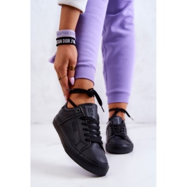 Läder Sneakers Big Star JJ274214 Svart 1