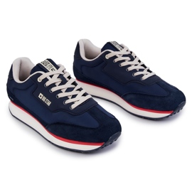 Herrsneakers Memory Foam Big Star JJ174296 Marinblå 1