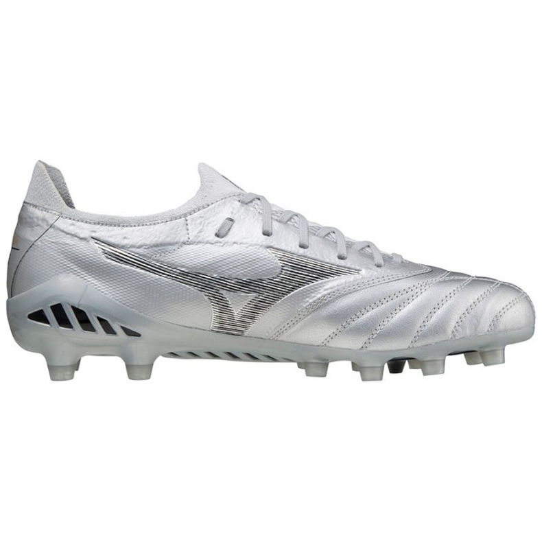 Mizuno Morelia Neo Iii ß Elite Md M P1GA219103 fotbollsskor grå silver- 1