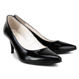 Filippo 2161 Black Lacquer Pumps svart 2