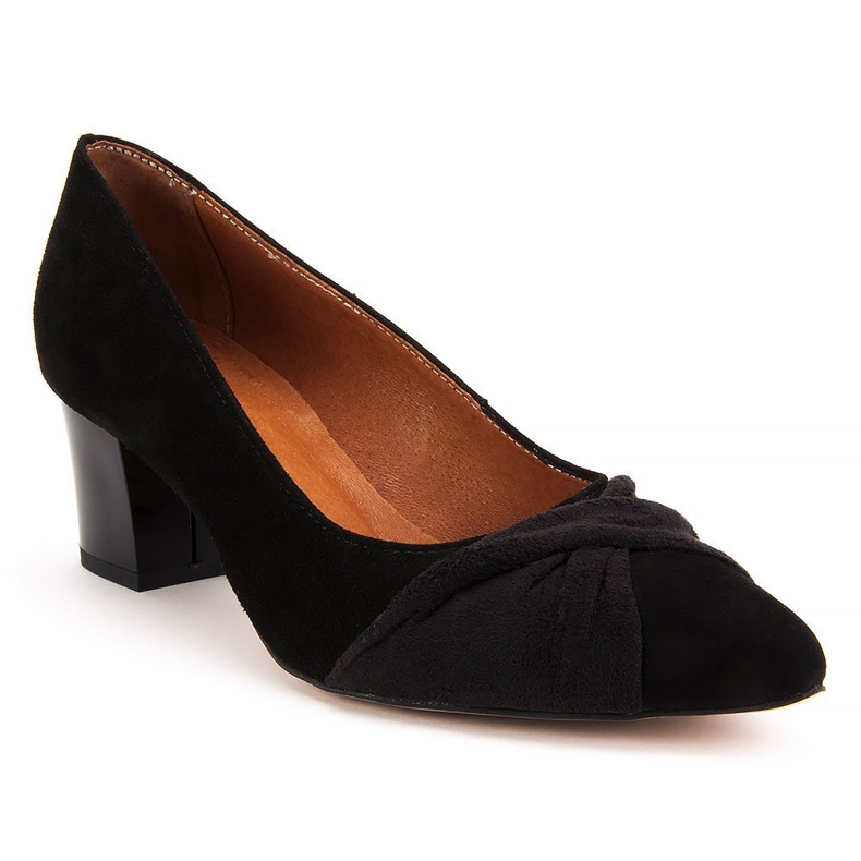 Pumps Filippo 1348 svart mocka 1
