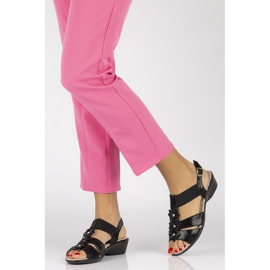 Filippo DS062 / 18 Bk svarta sandaler 2