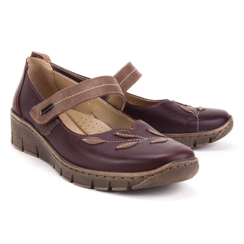 Filippo 341 skor C. Cherry röd 2