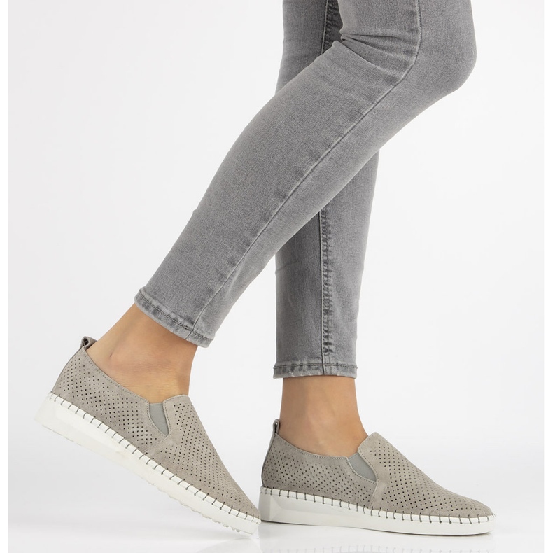 Skor FILIPPO DP063 / 19 Gr Grå marinblå 1