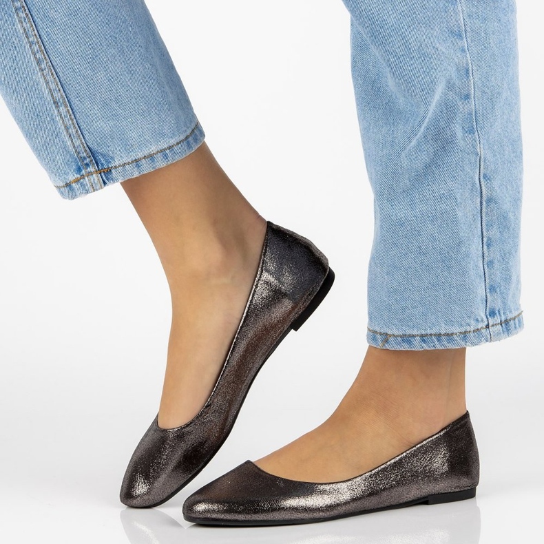 Filippo DP795 / 19 Gf ballerinas grafit grå 2