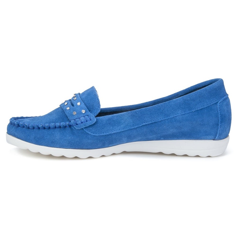 Filippo 10092 W. Blå loafers 2