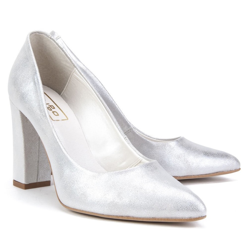 Pumpar Filippo 2571 Dubai silver 2