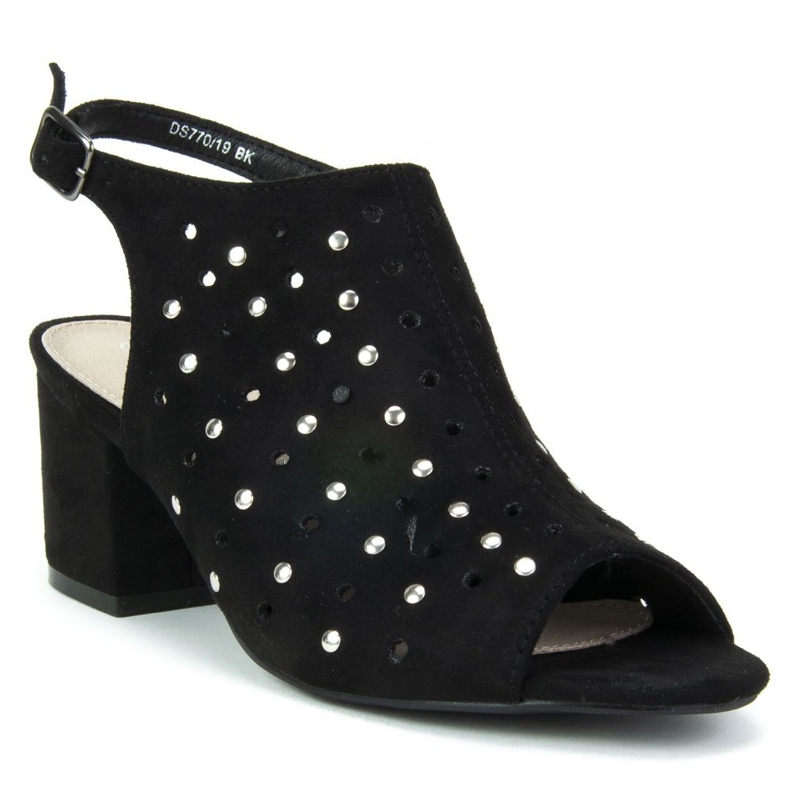 Filippo DS770 / 19 Bk Svarta sandaler 1