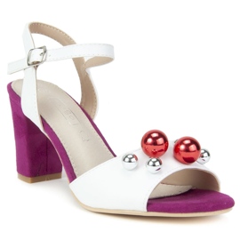 Filippo DS772 / 19 Wh Fh vita sandaler rosa 1