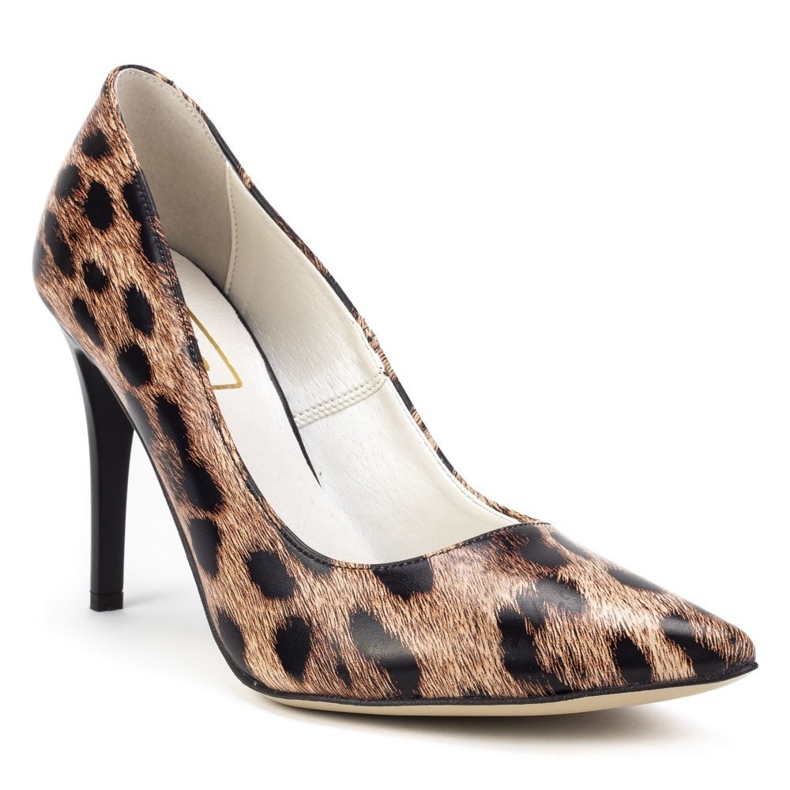 Filippo 2160 Panther Pumps beige brun mångfärgad 2