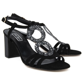 Sandaler Filippo 1453 svart mocka 2