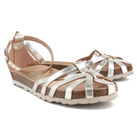 Filippo Villa-011 Cristal Platino sandaler silver- 2