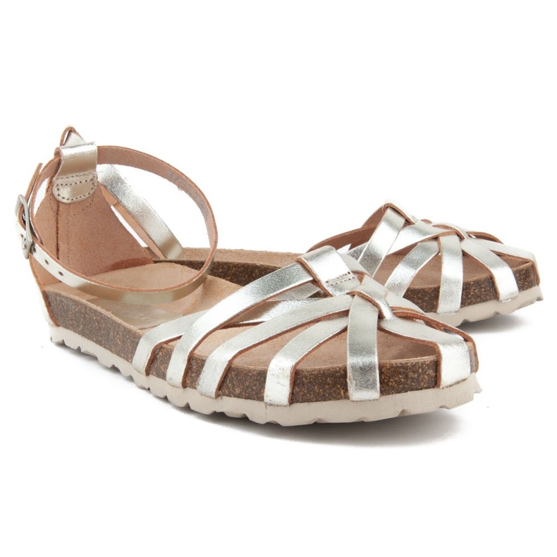 Filippo Villa-011 Cristal Platino sandaler silver- 2