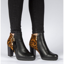 Filippo DBT1007 / 19 Bk Br Svart Bruna stövlar 2