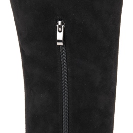 Filippo DKZ1029 / 19 Bk Svarta stövlar silver- grå 1