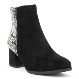 Filippo DBT977 / 19 Bk Gr Svart Grå stövlar 1