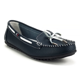Filippo DP141 / 20 Nv Navy loafers marinblå 1