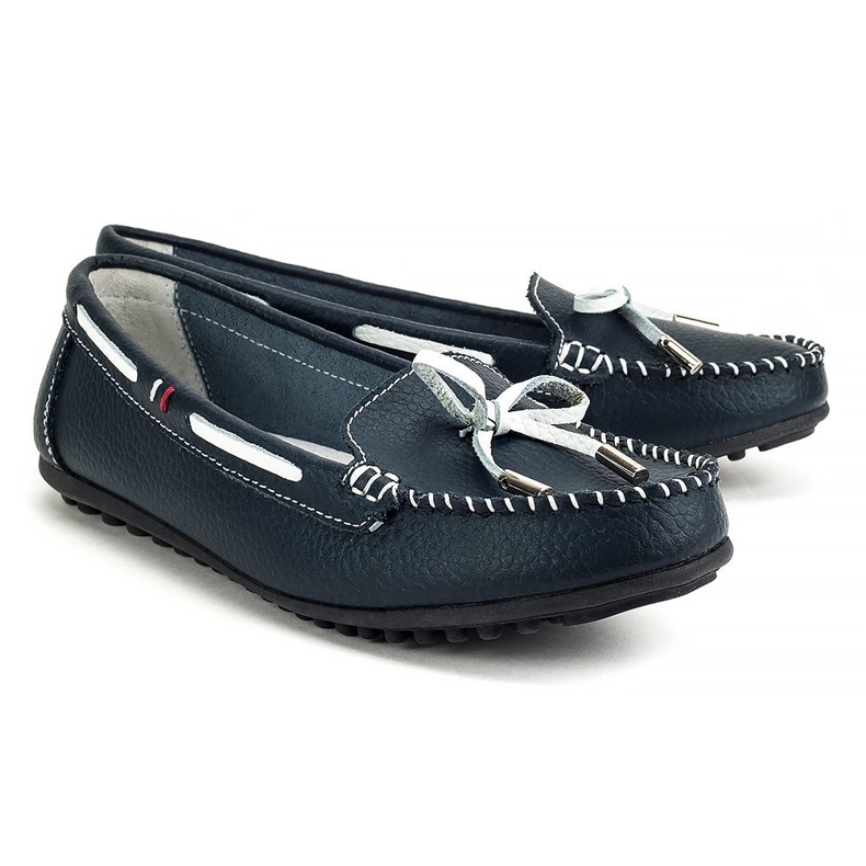 Filippo DP141 / 20 Nv Navy loafers marinblå 2