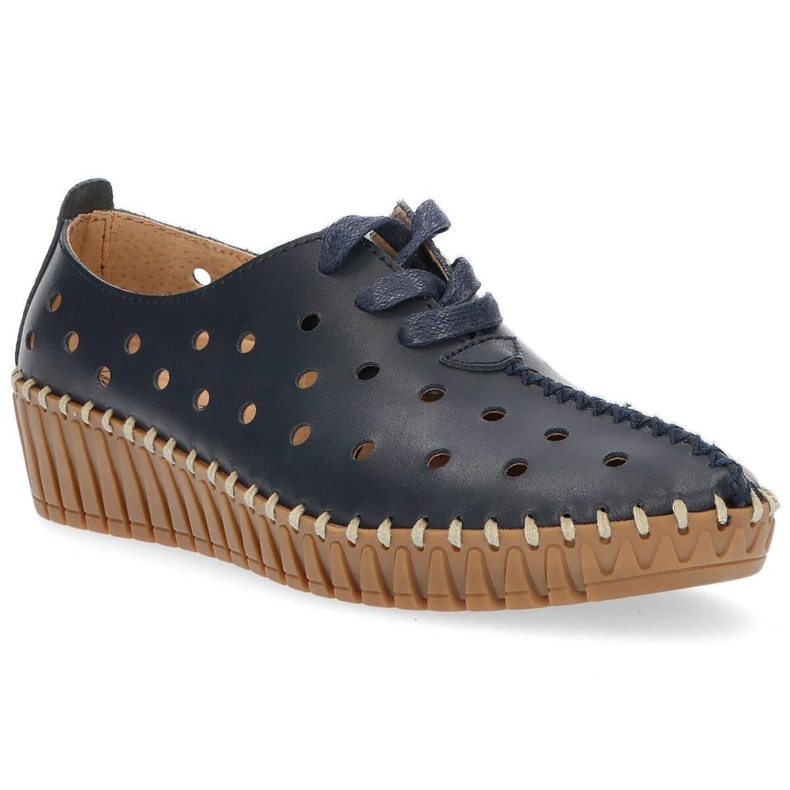 Läderskor Filippo DP1230 / 20 Nv marinblå 2