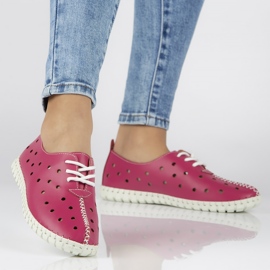 Läderskor Filippo DP1225 / 20 Fh rosa 1